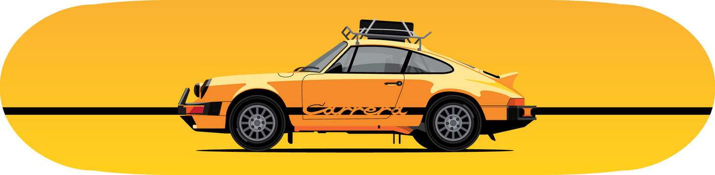 Porsche Skateboard Wall Decor