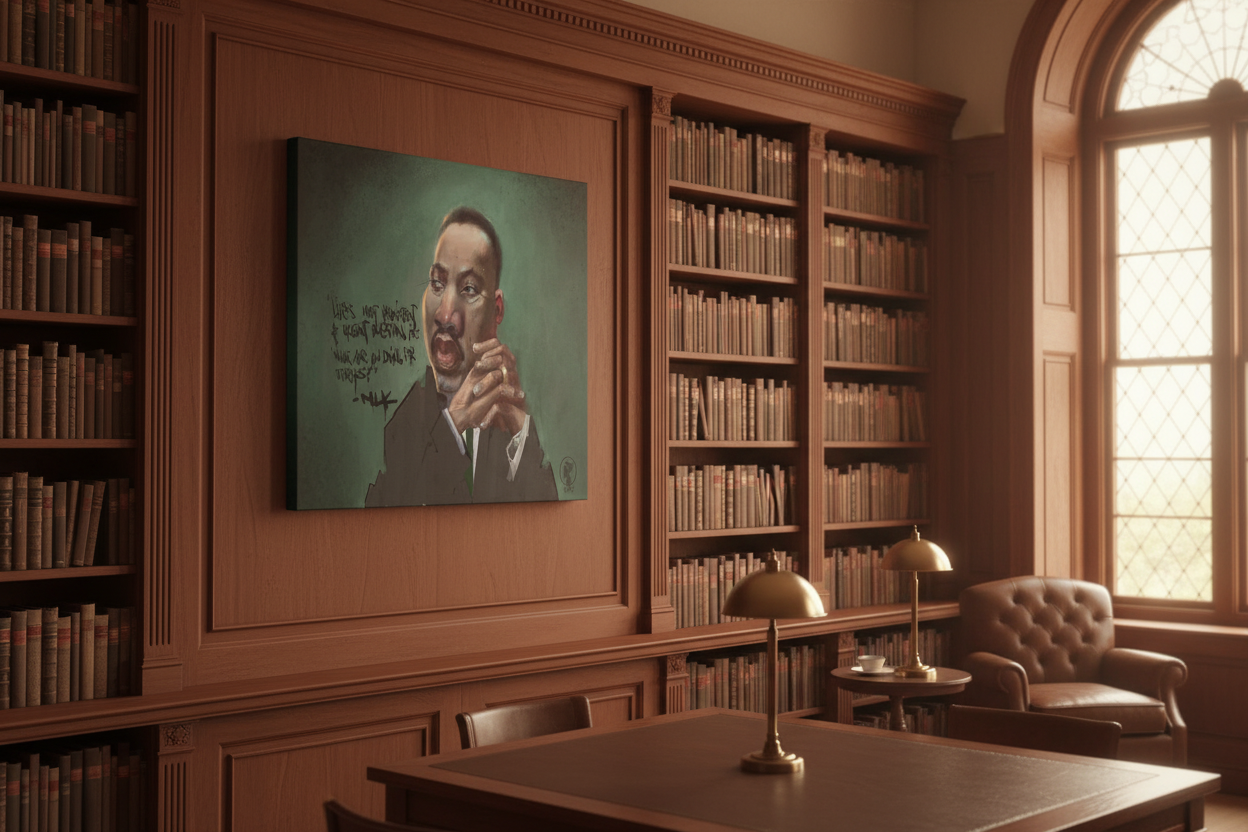 Martin Luther King Art Canvas Skin