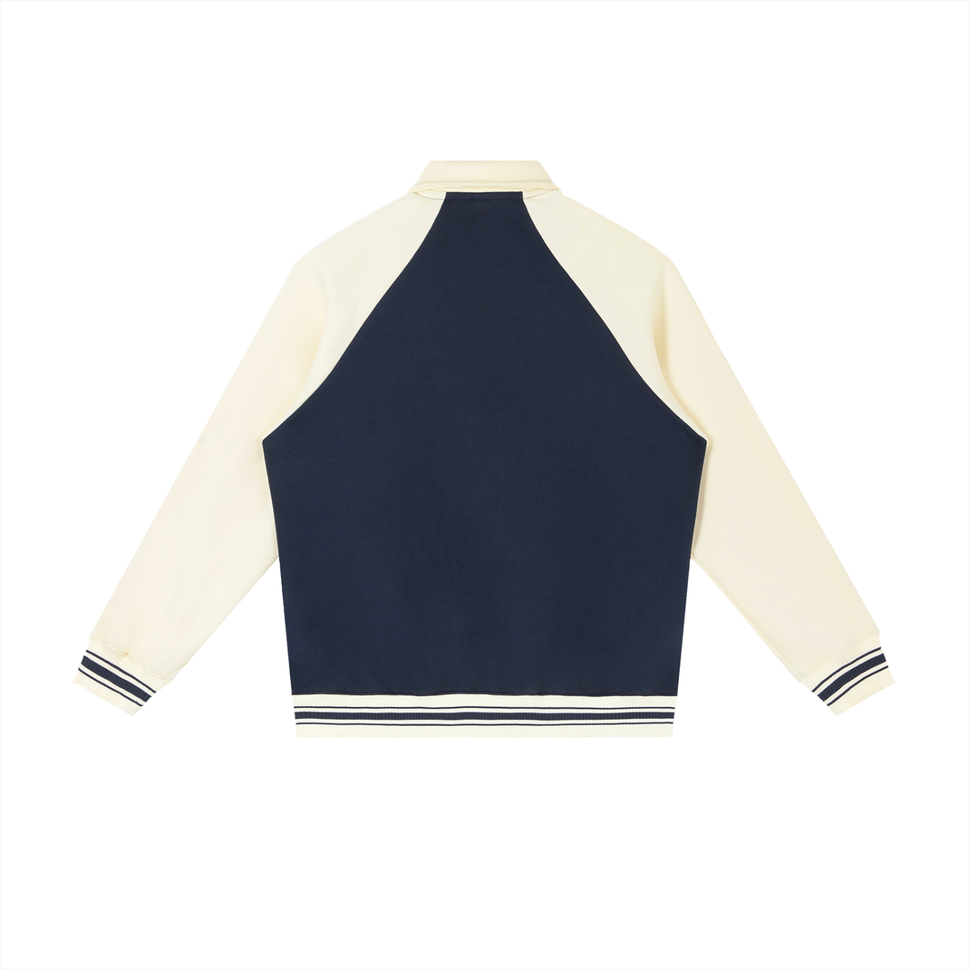 Old Skool Contrast Raglan Sleeve Baseball Jacket