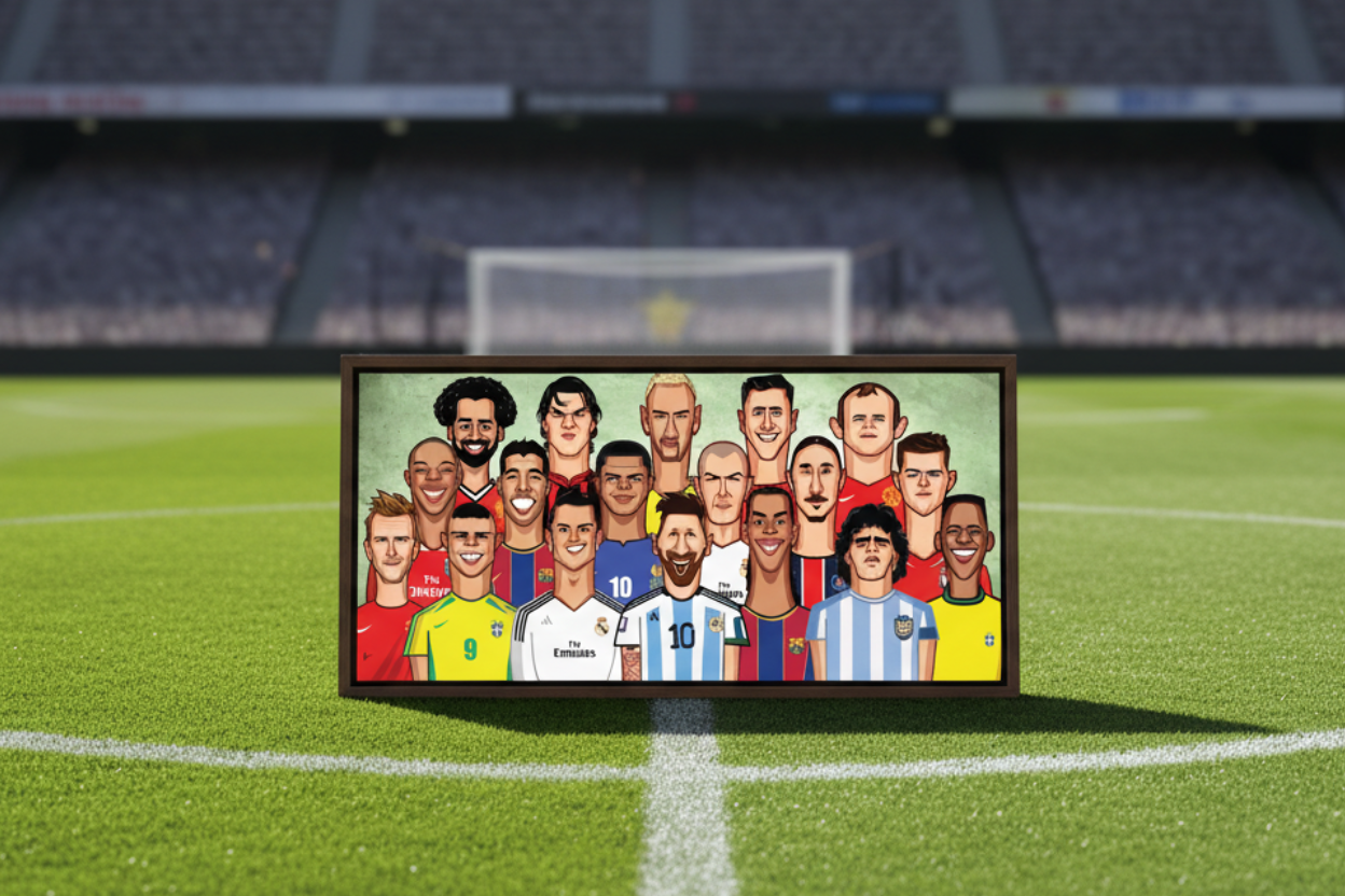 Football GOATS Art Canvas Skin