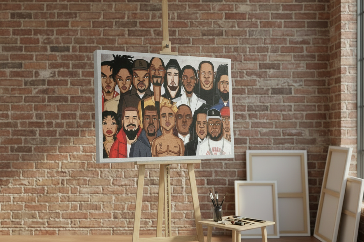 Rapper GOATS Art Canvas Skin