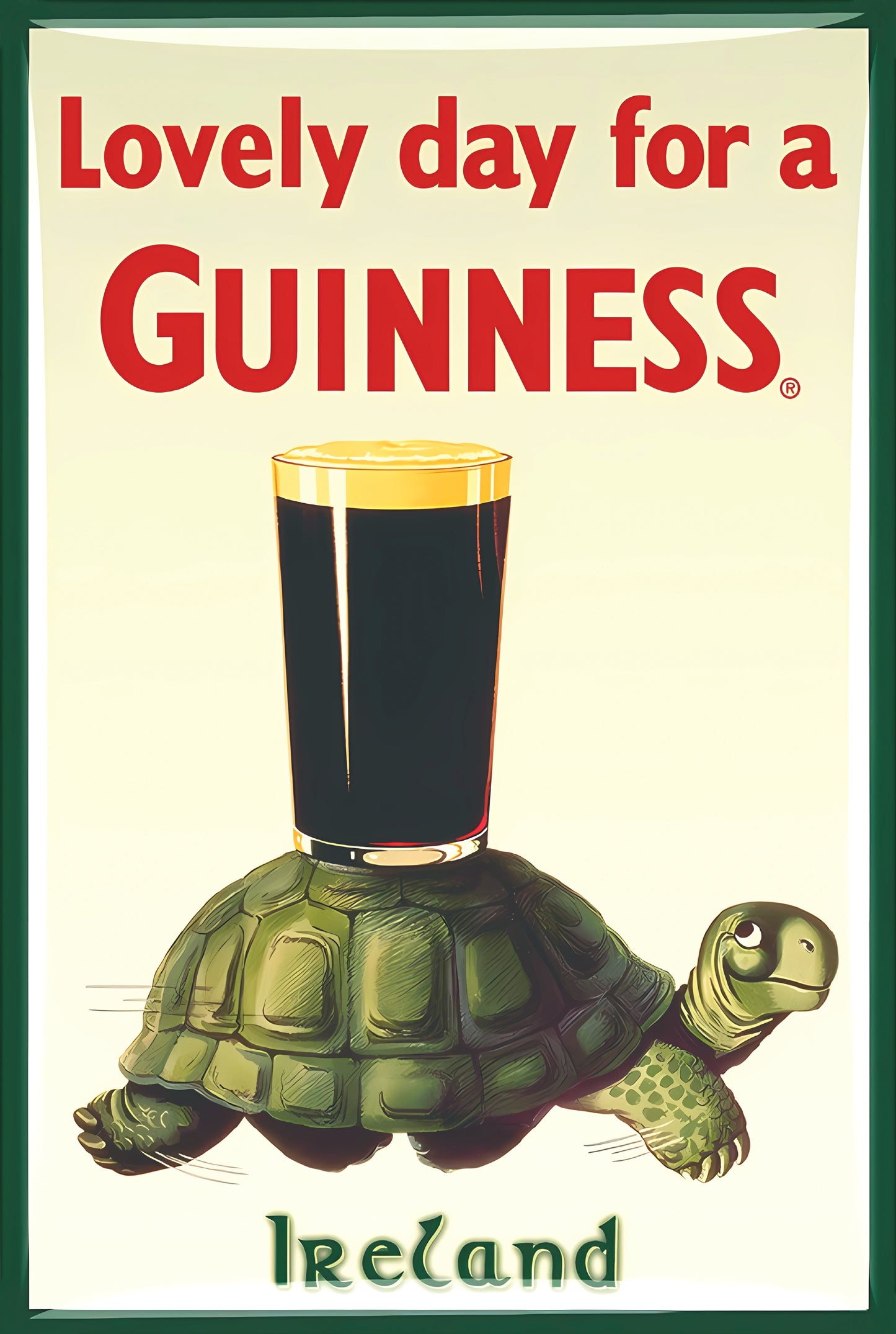 Lovely day for a Guinness Ireland Metal Sign