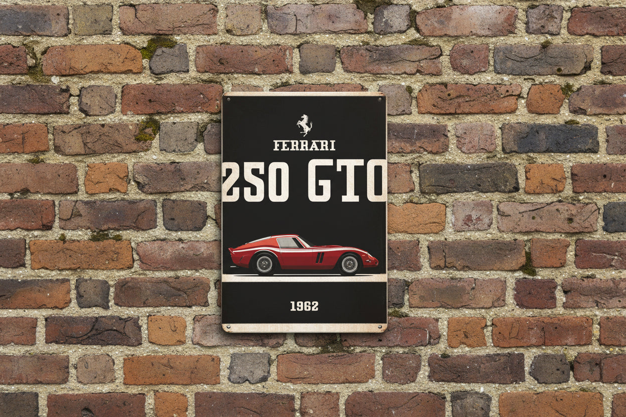 Ferrari 250 GTO-Metal Sign