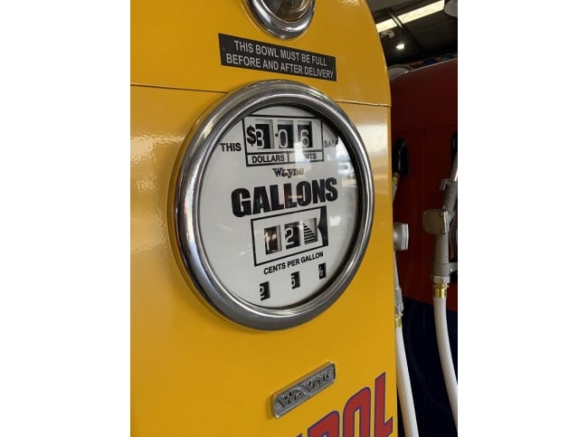 Ampol Chevron Bullseye Rustproof Petrol Bowser