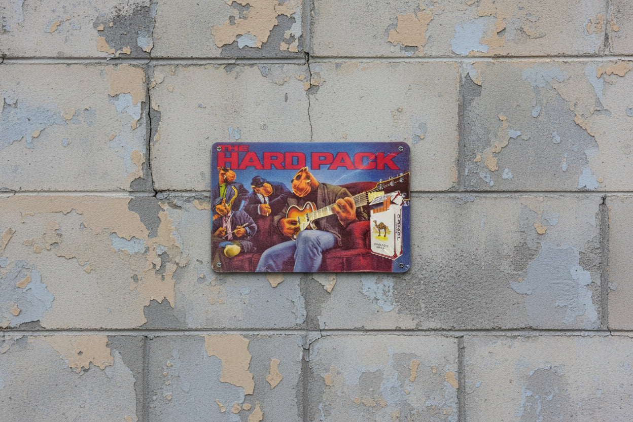 Camel Hard Pack Tobacco Metal Sign