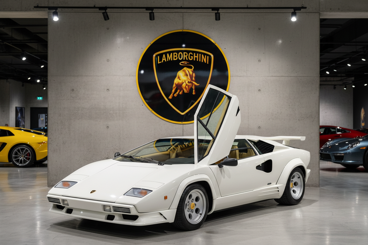 Lamborghini Metal Sign