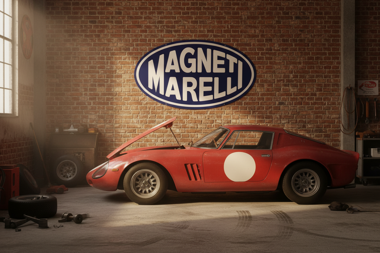 Magneti Marelli Metal Sign