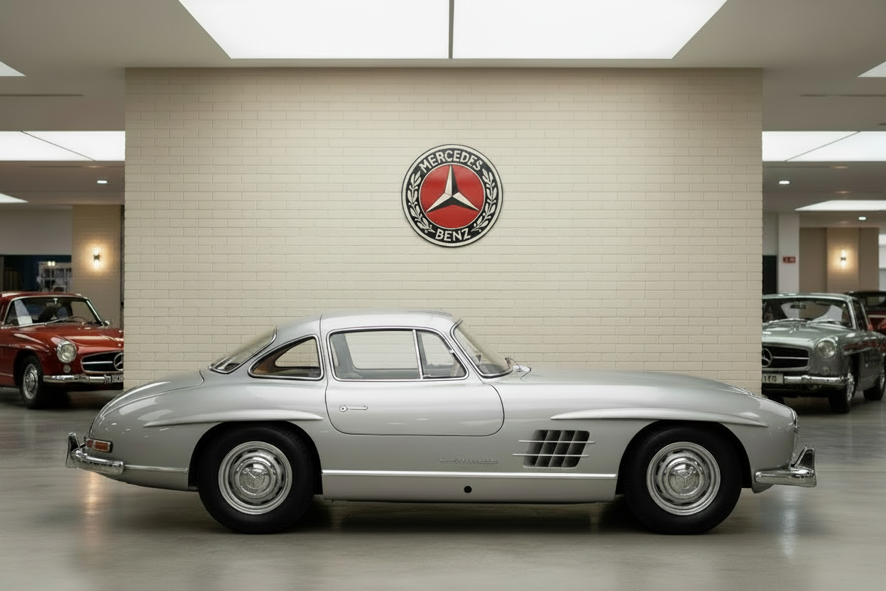 Mercedes Metal Sign