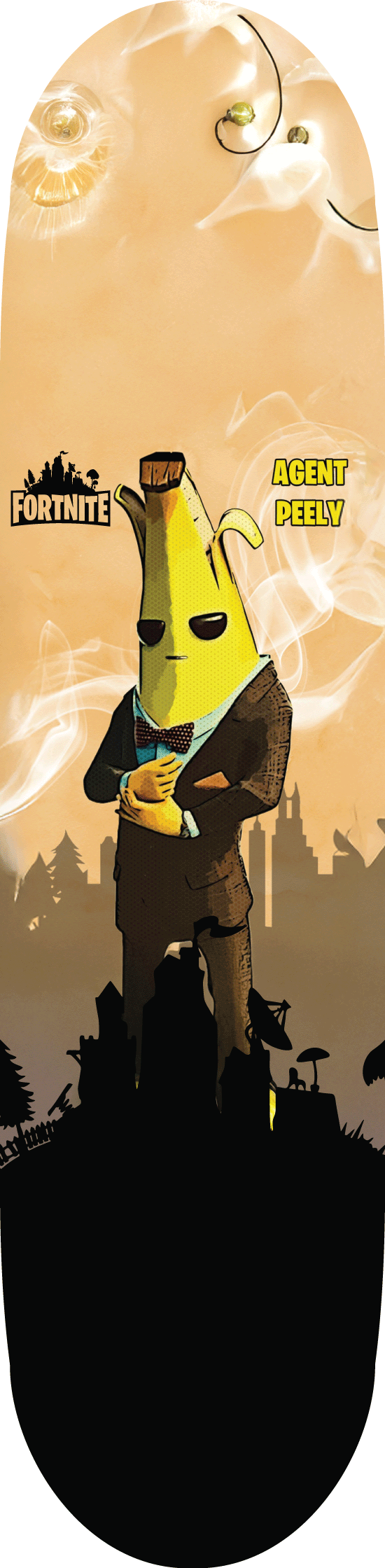 Fortnite Agent Peely Skateboard Wall Decor
