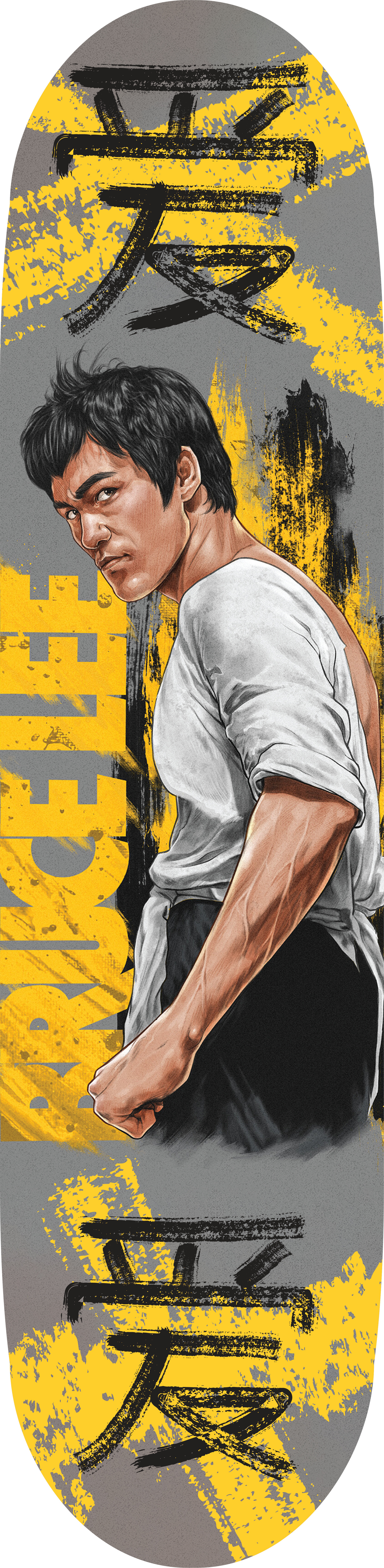Bruce Lee Skateboard Wall Decor