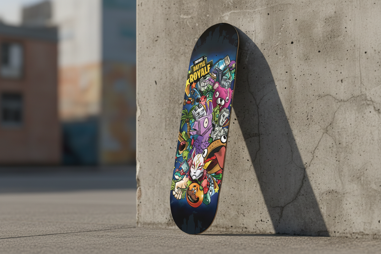 Fortnite Battle Royal Skateboard Wall Decor