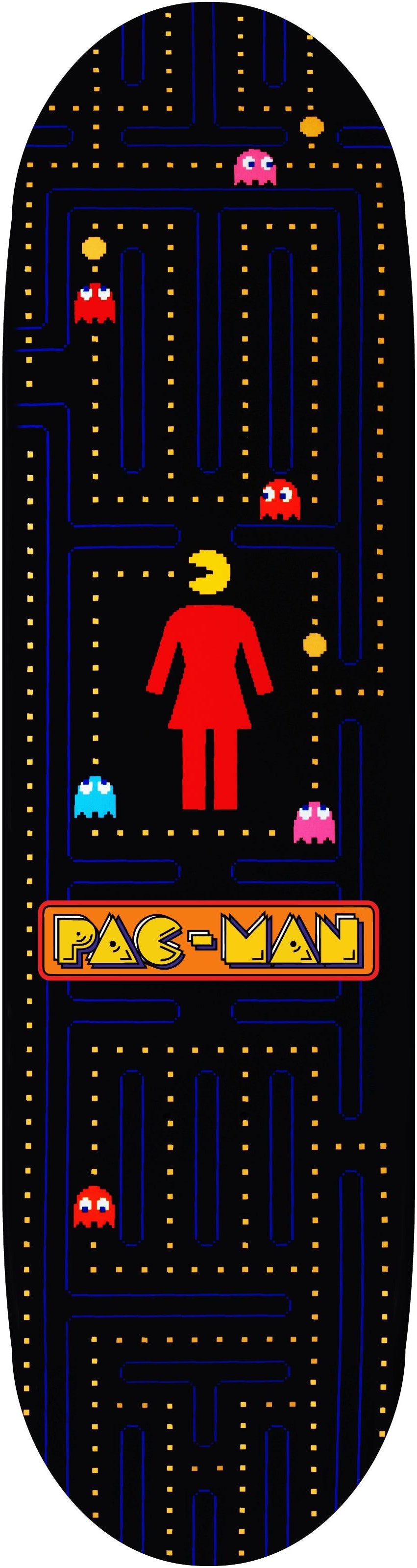 Pacman Girl Skateboard Wall Decor