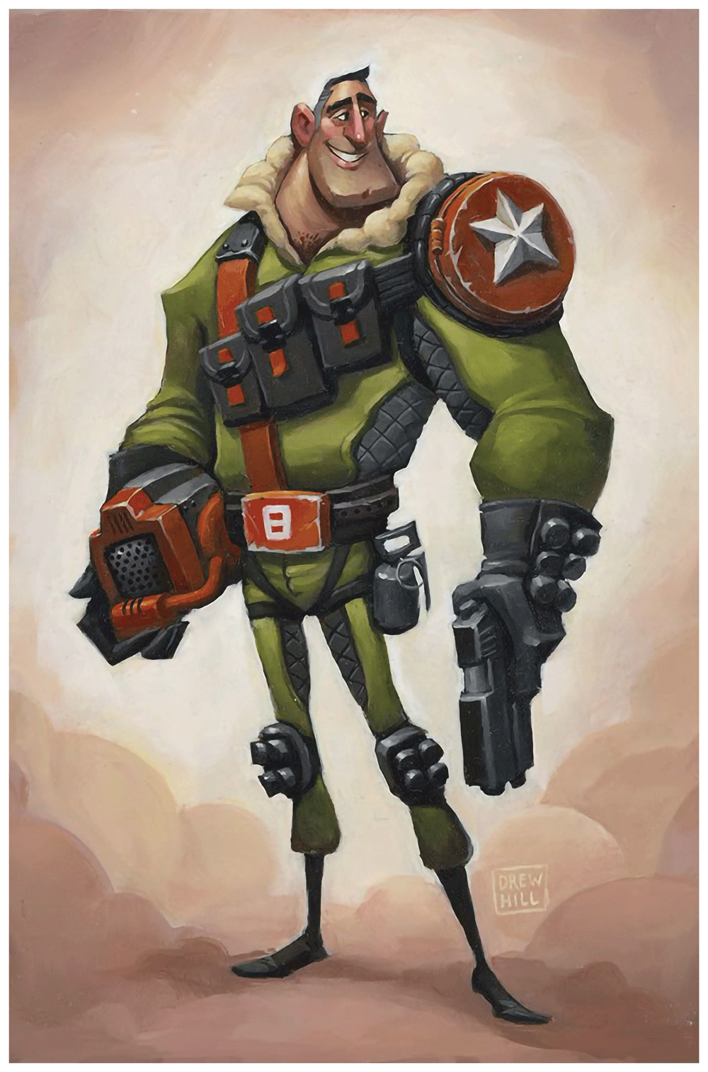 Fortnite Mech Pilot Art Illustration