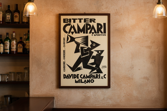 Campari Art Deco Wall Print