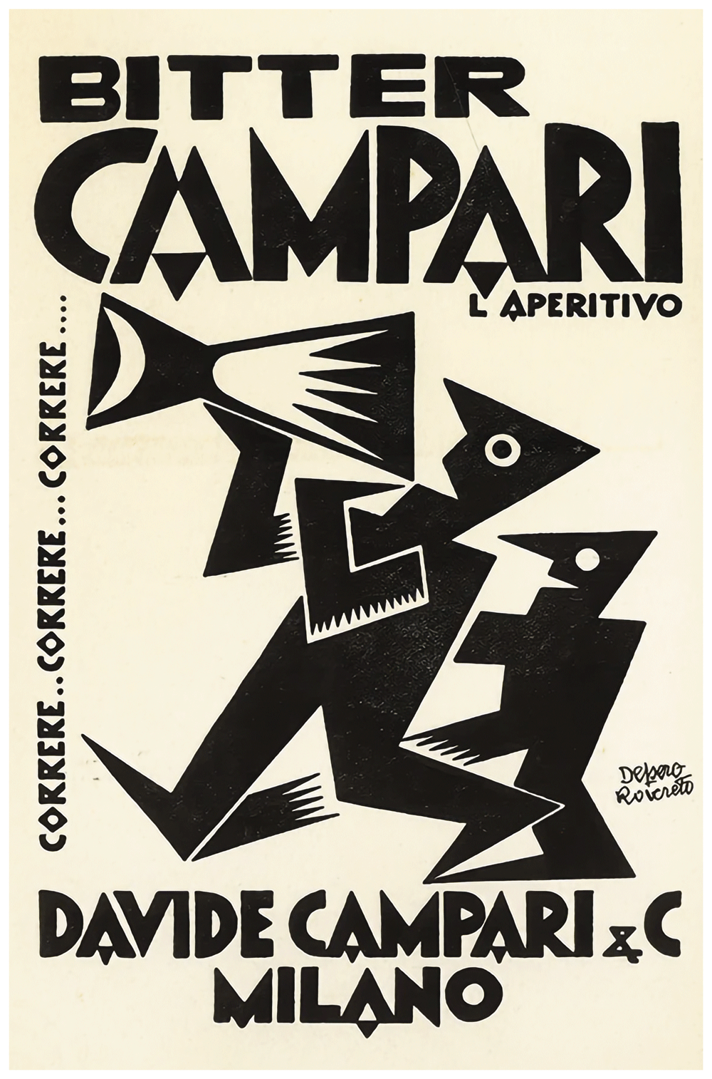 Campari Art Deco Wall Print