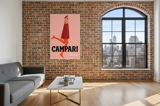 Campari Soda Art Deco Wall Print