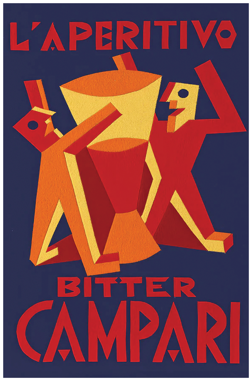 L'Aperitivo Bitter Campari Art Deco Wall Print