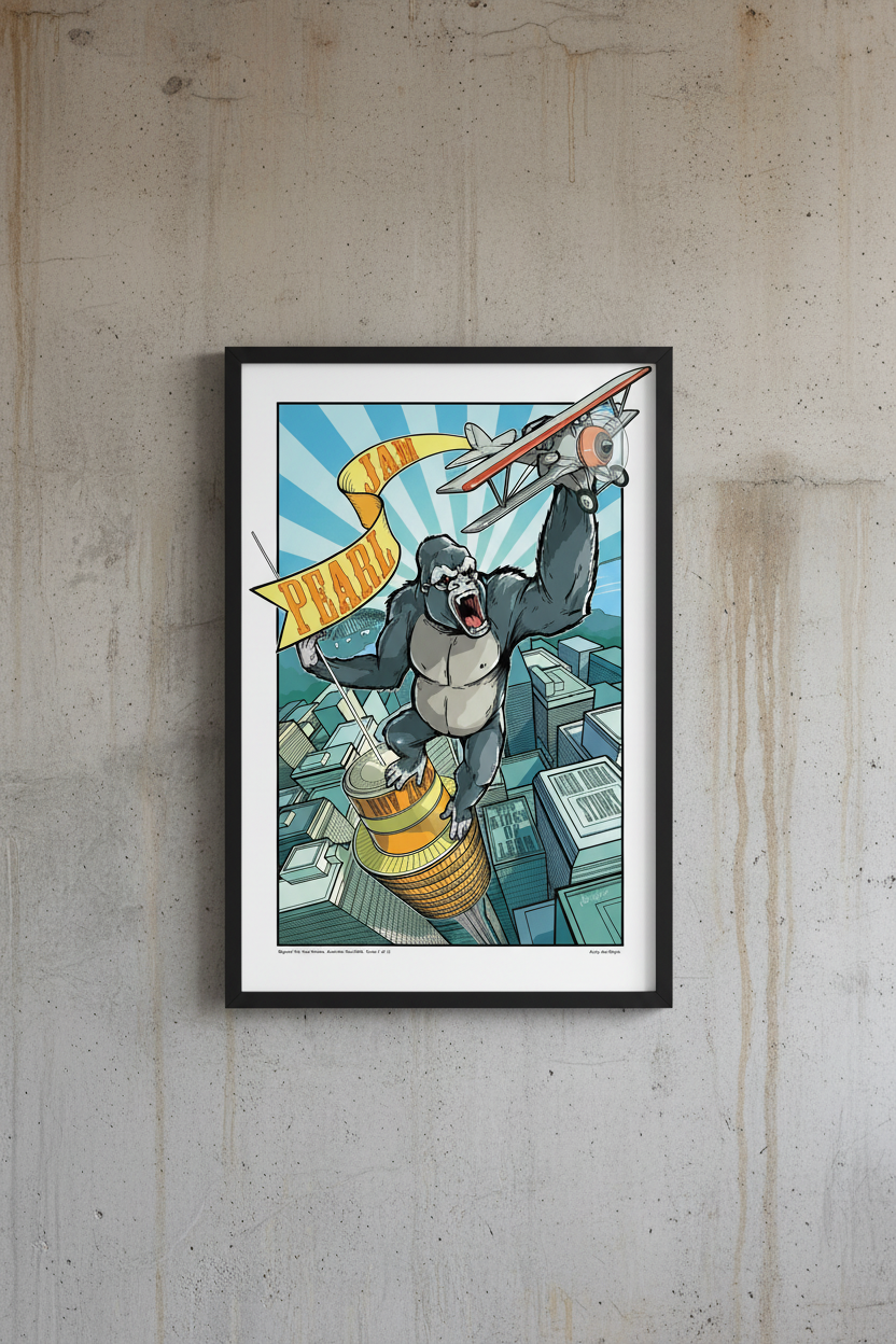 Pearl Jam Art Wall Print
