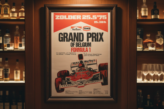 Grand Prix of Belgium Wall Print Man Cave Collection