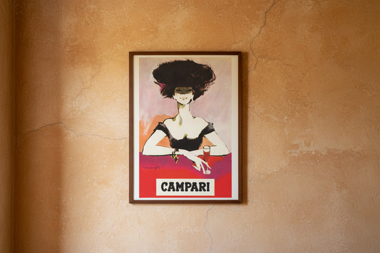 Campari Lady Art Deco Wall Print