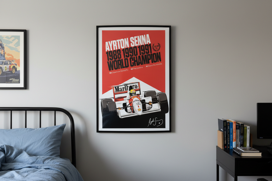 Ayrton Senna F1 Wall Print Collection