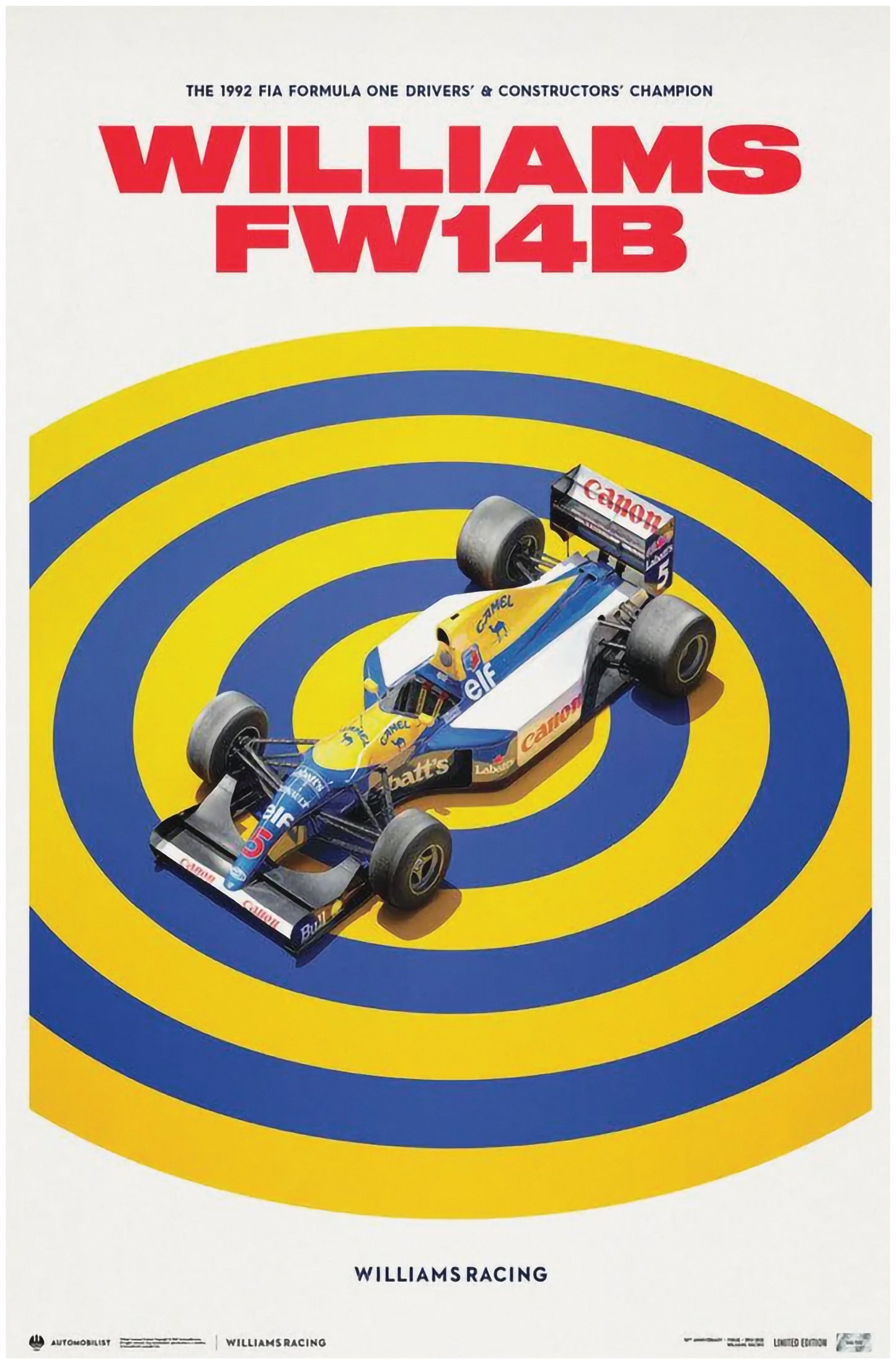 Williams Racing F1 Wall Print Collection