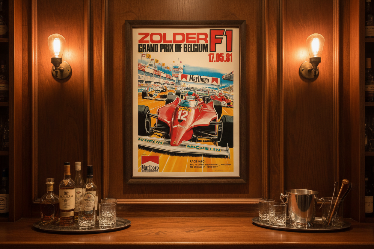 Belgium GP 81 Wall Print F1 Collection