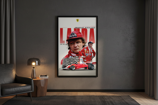 Niki Lauda Championship Poster F1 Collection