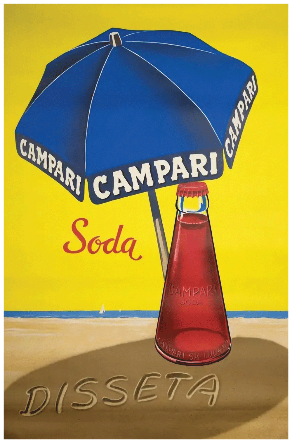 Campari Soda Disseta Art Deco Wall Print