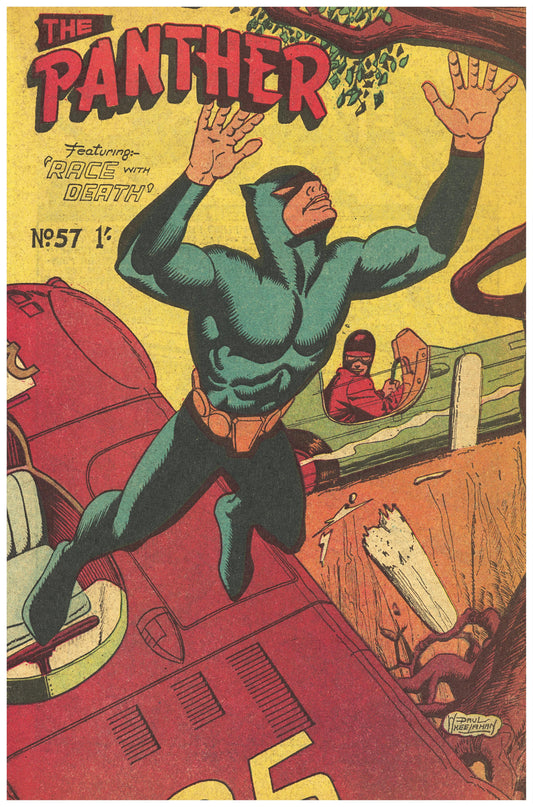 The Panther Man Cave Collection Wall Print