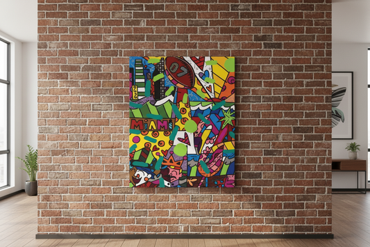 Miami Art Canvas Skin