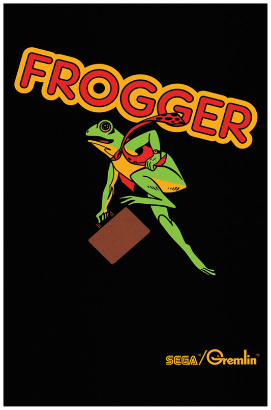 Frogger Atari Poster
