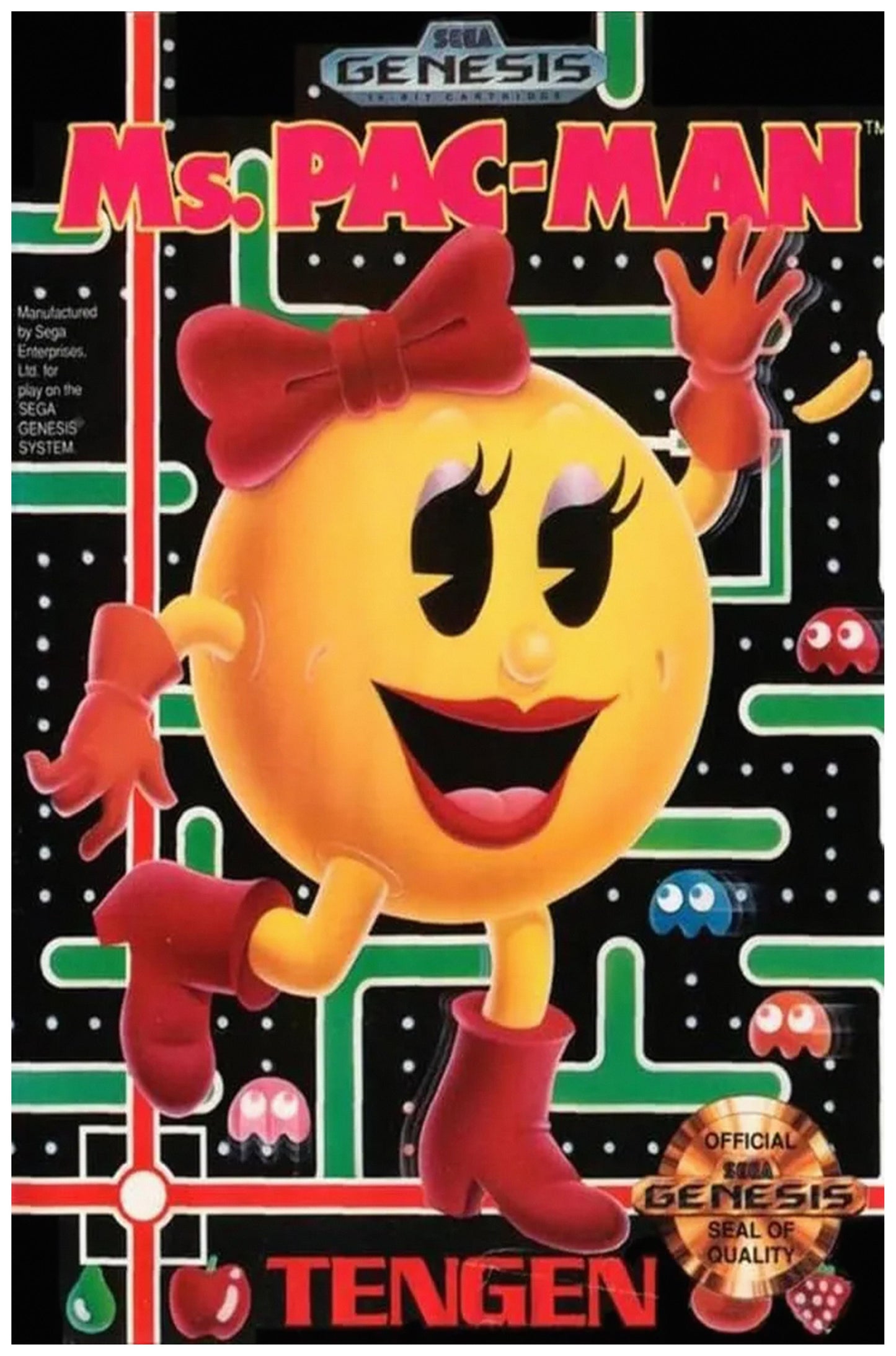 Mrs Pac-Man Poster