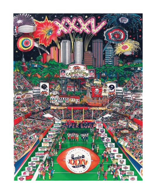 Superbowl XXXV Art Canvas Skin