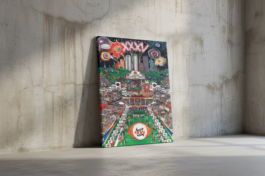Superbowl XXXV Art Canvas Skin