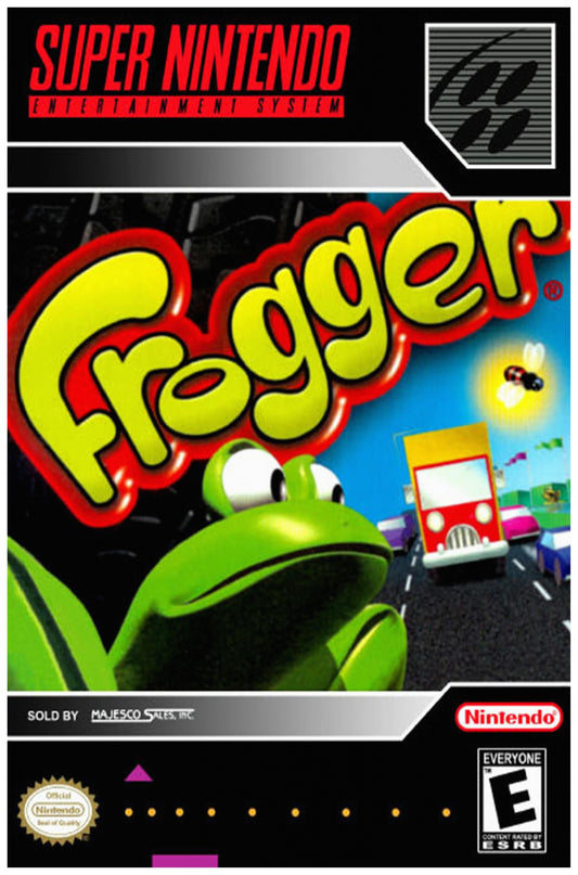 Frogger Super Nintendo Poster