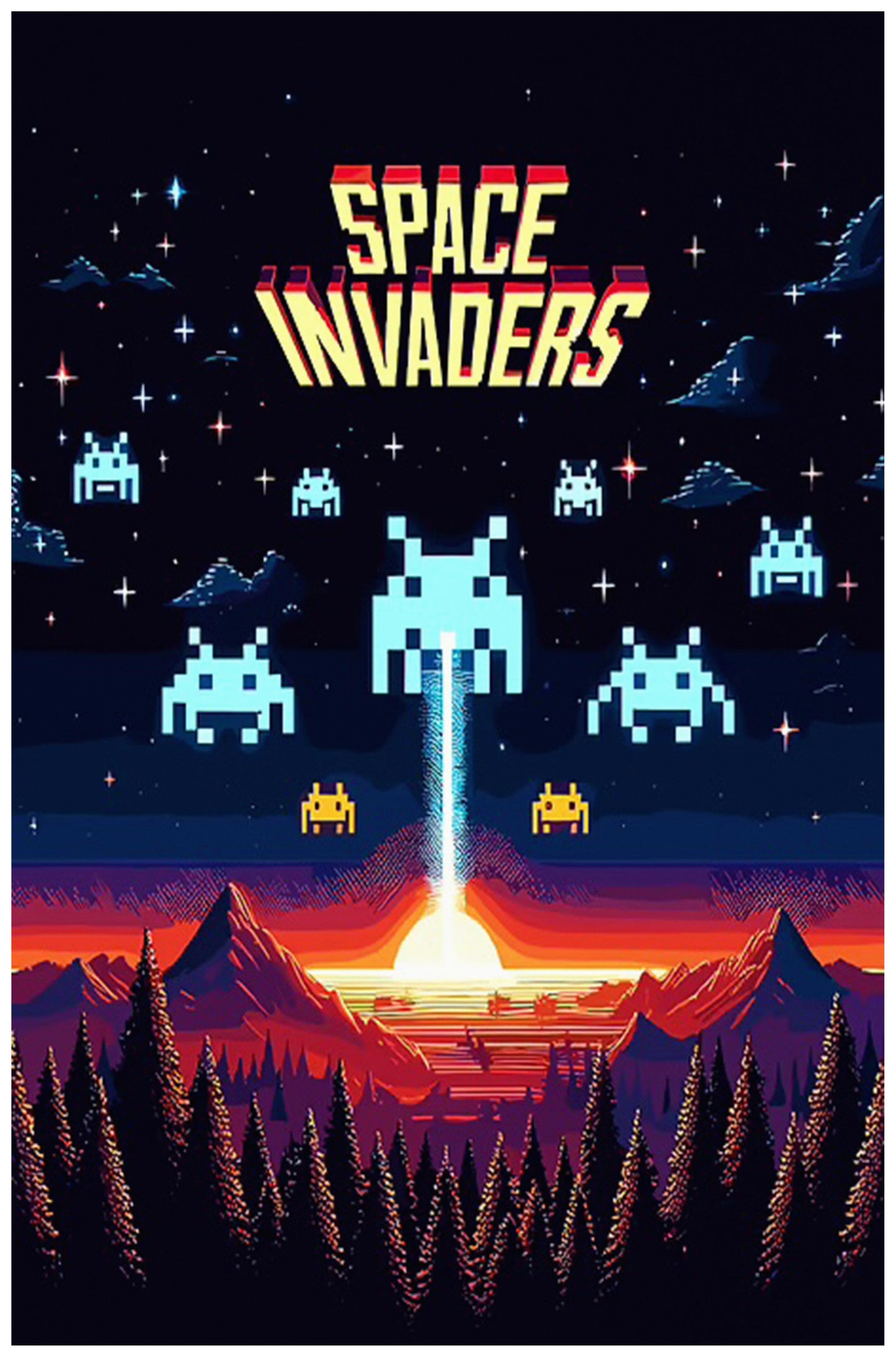 Space Invaders OG Poster
