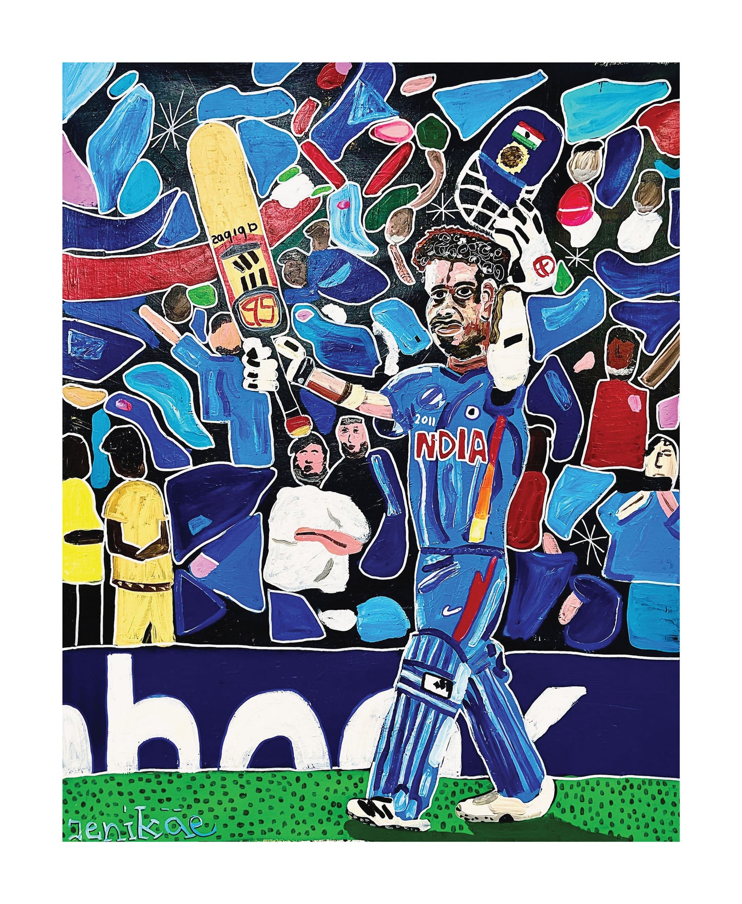 Sachin Tendulkar The Little Master Art Canvas Skin