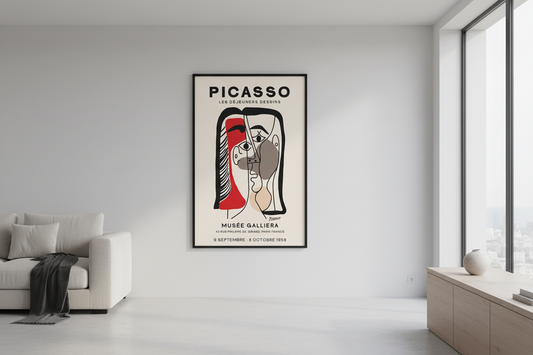 Picasso Art Deco Wall Print