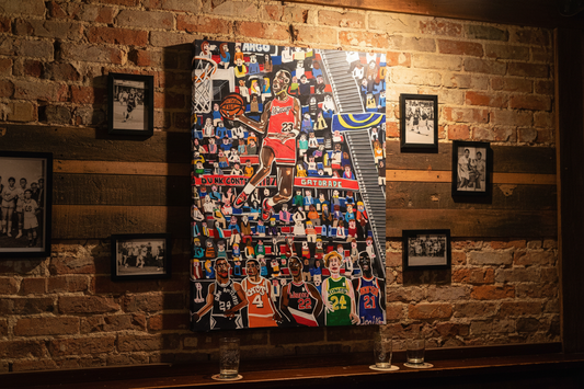 Air Jordan Dunk Contest Art Canvas Skin