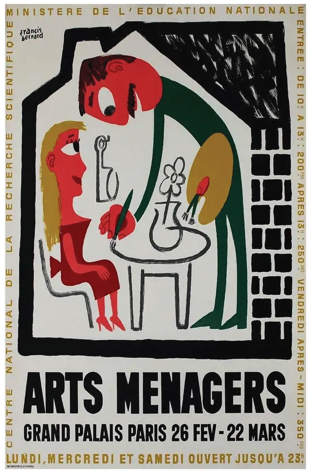ARTS MENAGERS Art Deco Wall Print