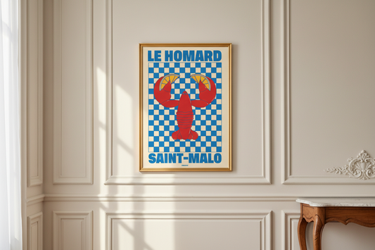 LE HOMAD SAINT-MALO France Art Deco Wall Print