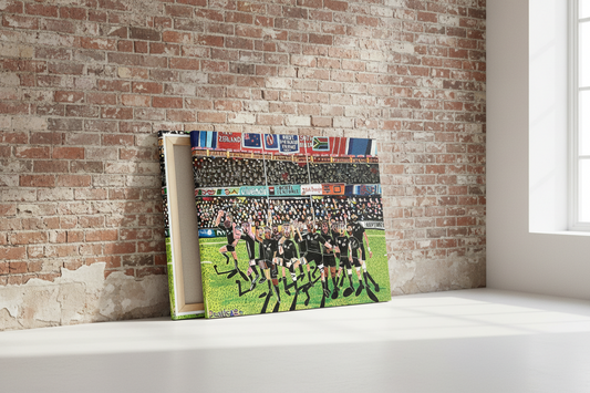 All Blacks Rugby Art Canvas Skin