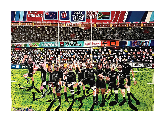 All Blacks Rugby Art Canvas Skin