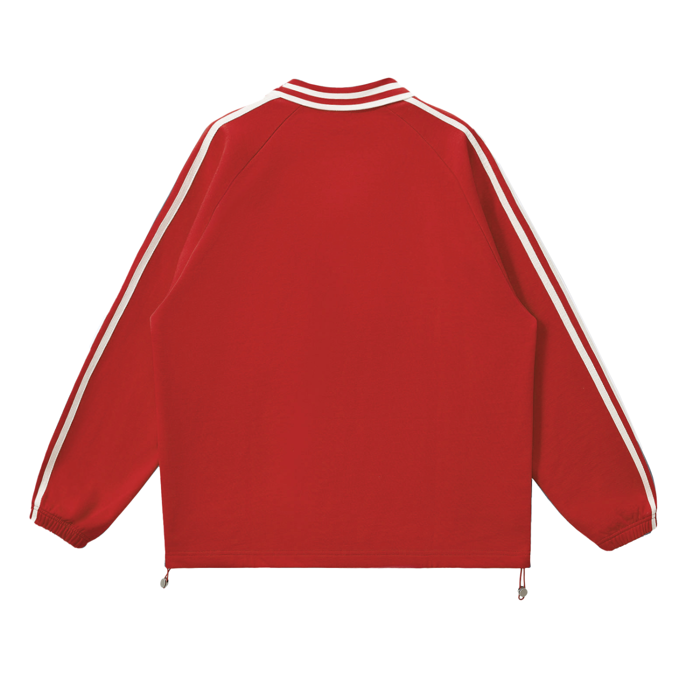 Old Skool Unisex Contrast Striped Lapel Collar Sweatshirt