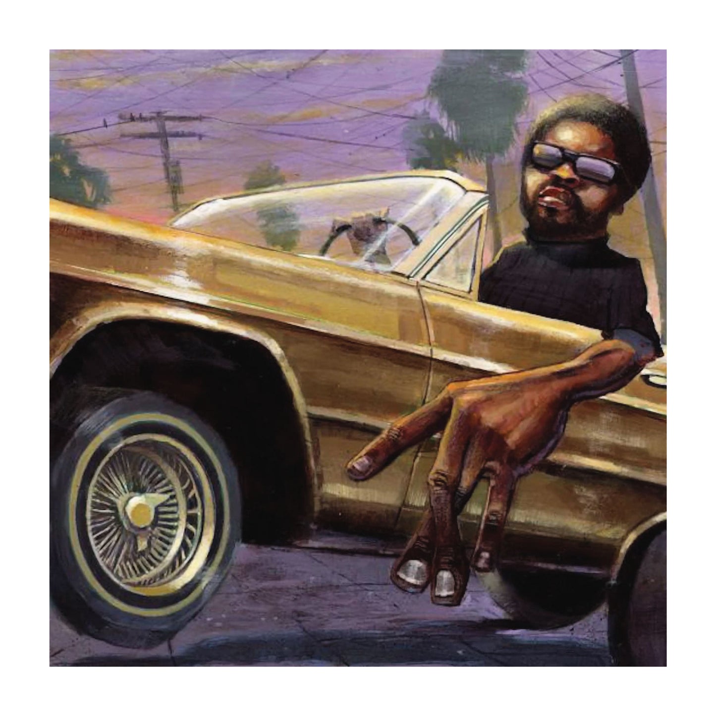 Ice Cube Art Canvas Skin