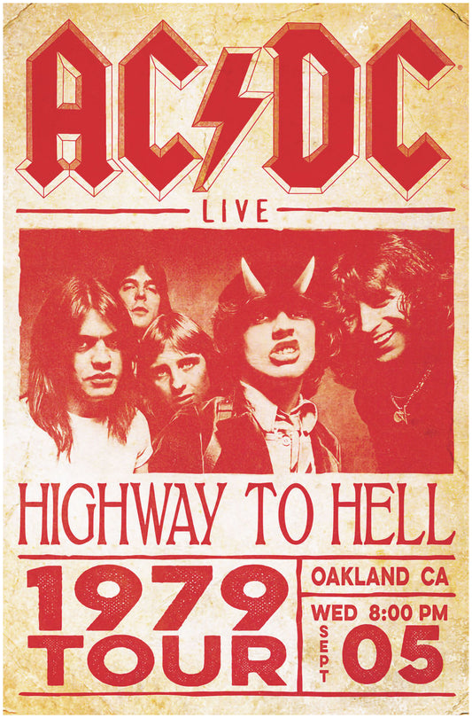 ACDC Art Wall Print