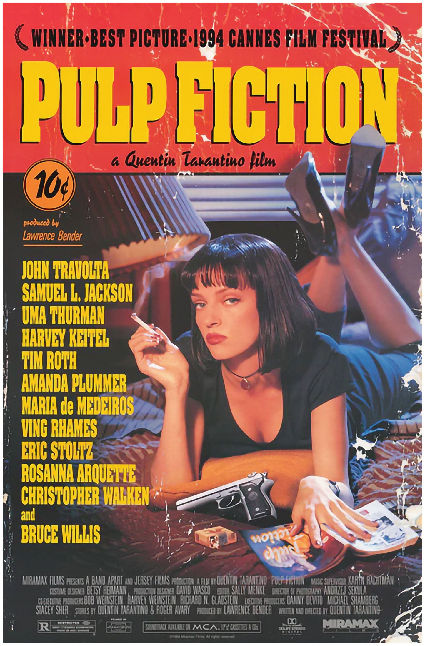 Pulp Fiction Man Cave Collection Wall Print