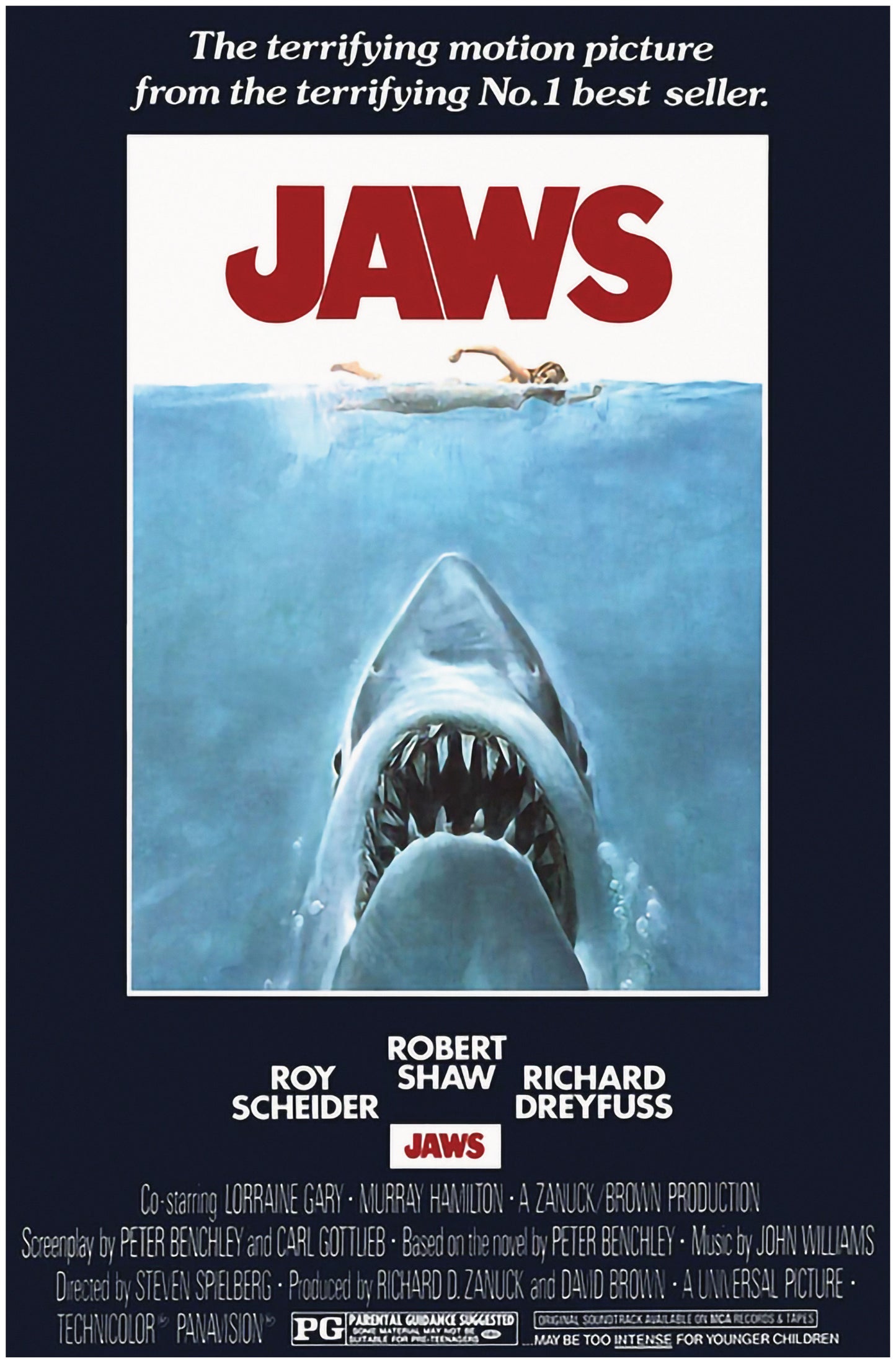Jaws Man Cave Collection Wall Print