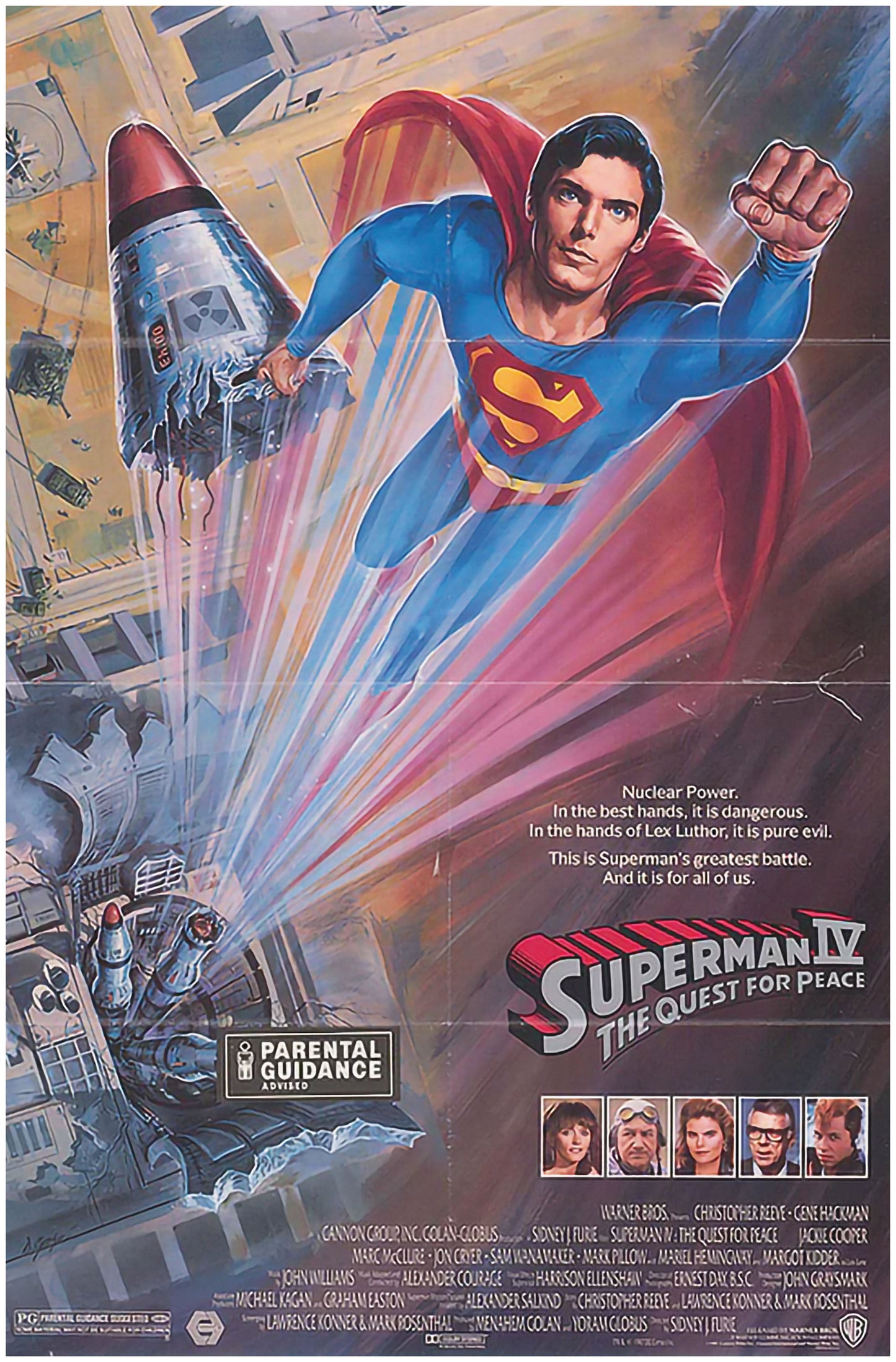 Superman IV Man Cave Collection Wall Print